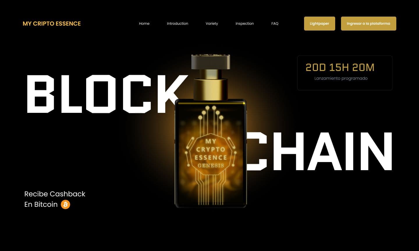Captura de My Crypto Essence